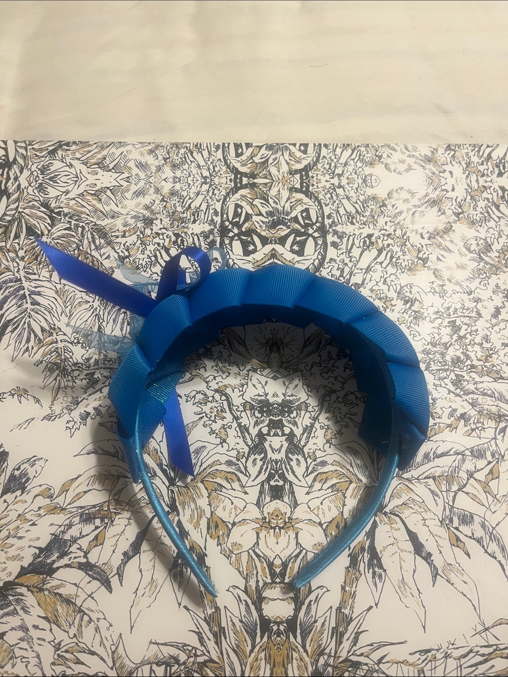 Handmade Blue Kids Decorative Headband